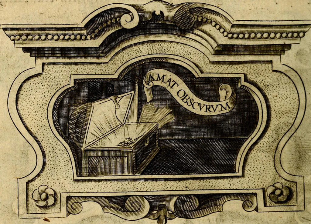 An illustration from Symbola heroica, 1682, leaf 553