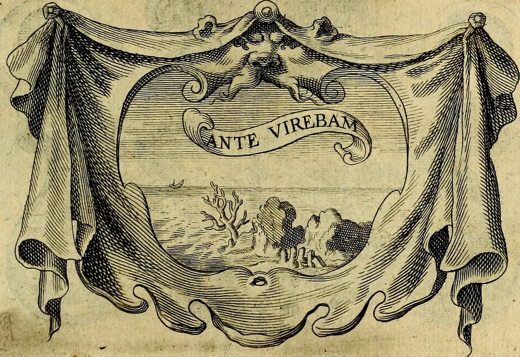 An illustration from Symbola heroica, 1682, leaf 556