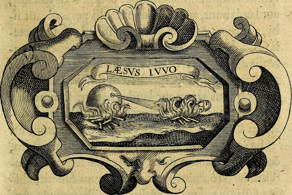 An illustration from Symbola heroica, 1682, leaf 558