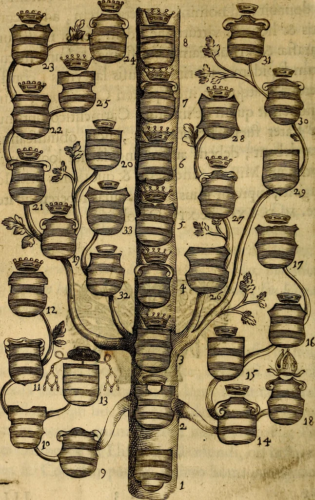 An illustration from Symbola heroica, 1682, leaf 57
