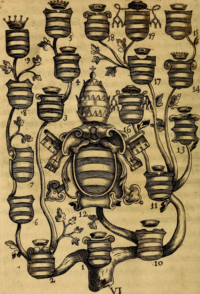 An illustration from Symbola heroica, 1682, leaf 75