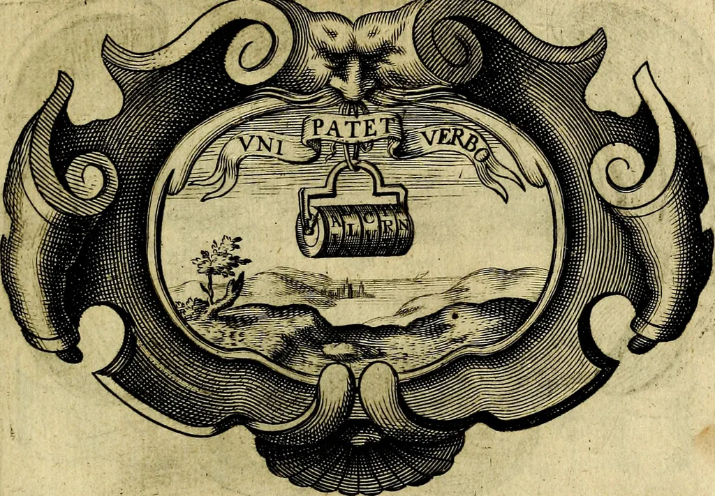 An illustration from Symbola heroica, 1682, leaf 94