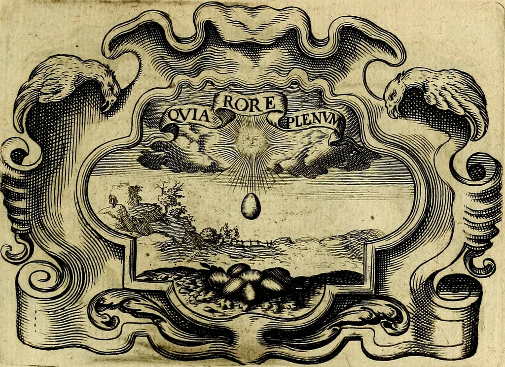 An illustration from Symbola heroica, 1682, leaf 96