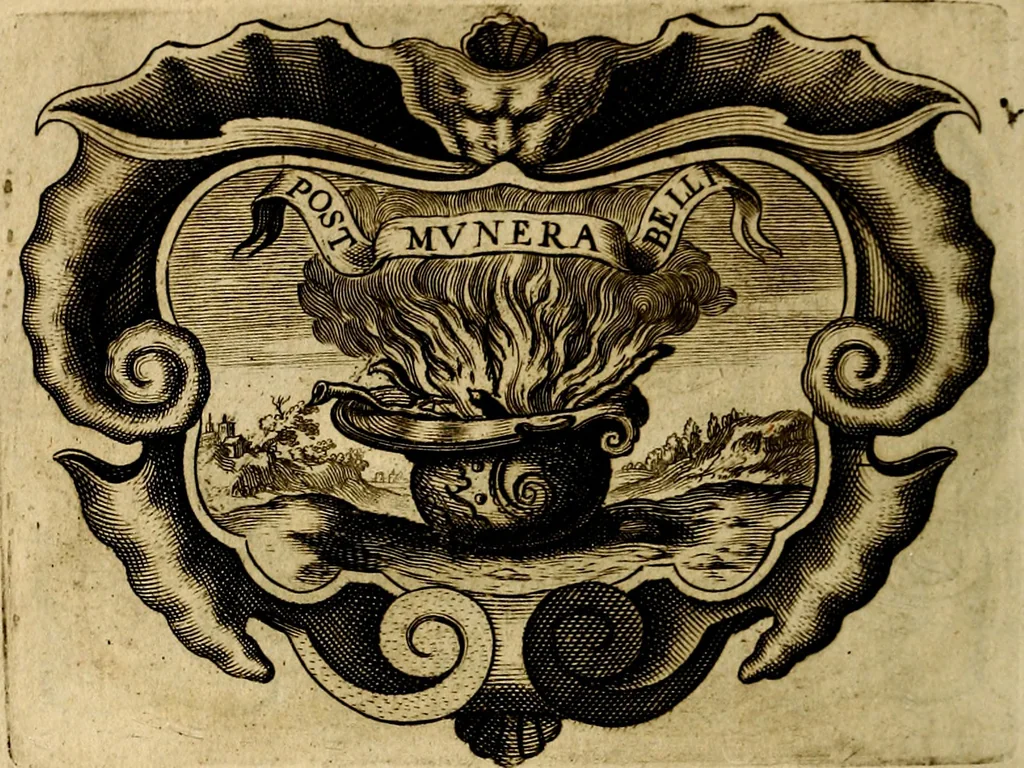An illustration from Symbola heroica, 1682, leaf 97