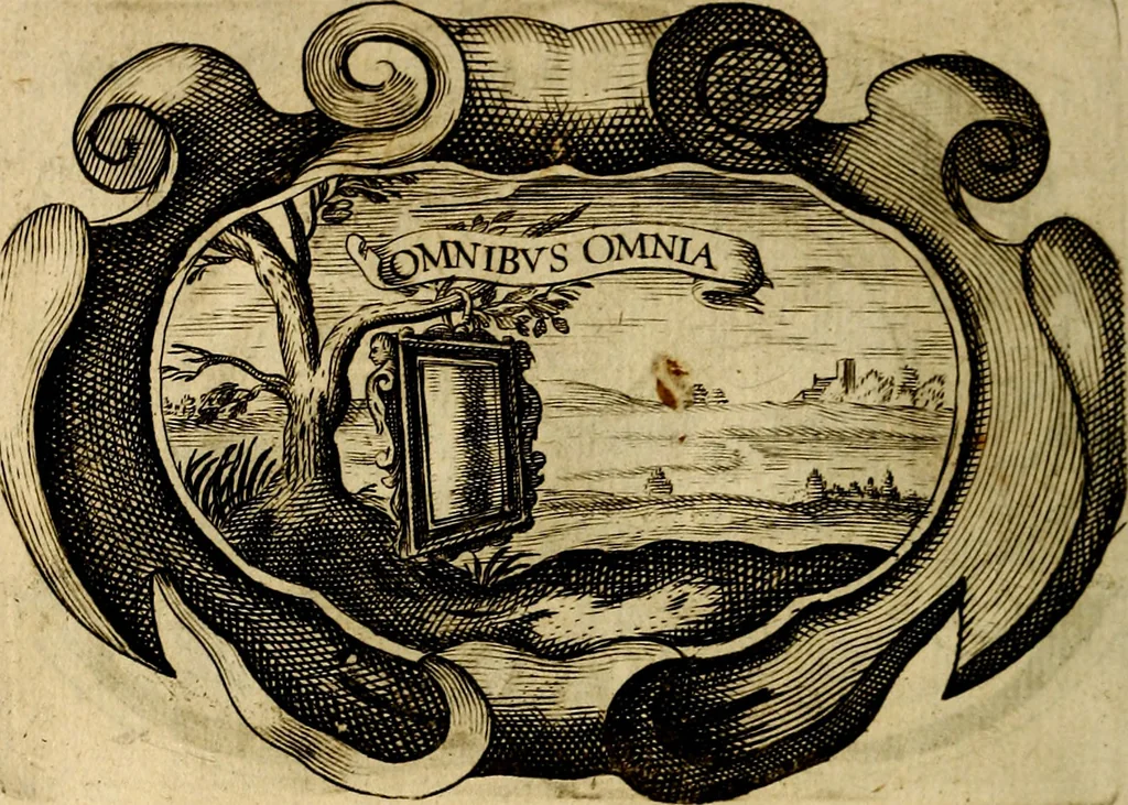 An illustration from Symbola heroica, 1682, leaf 99