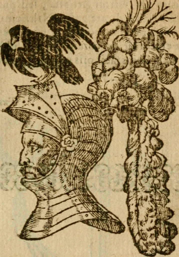 An illustration from Symbola heroica m. Clavdii Paradini, Belliiocensis canonici, et d. Gabrielis Symeonis : multo, quàm antea, fidelius de gallica lingua in latinam conuersa, 1600, leaf 114