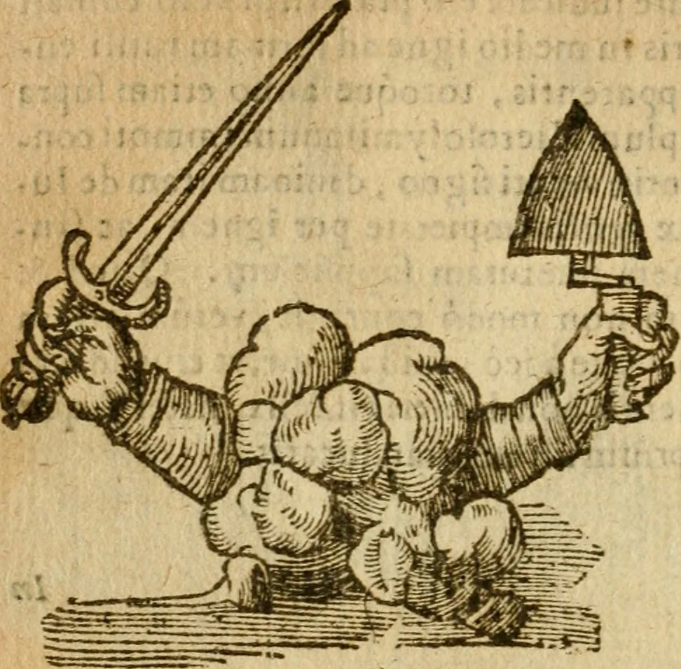 An illustration from Symbola heroica m. Clavdii Paradini, Belliiocensis canonici, et d. Gabrielis Symeonis : multo, quàm antea, fidelius de gallica lingua in latinam conuersa, 1600, leaf 125