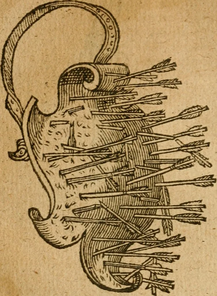 An illustration from Symbola heroica m. Clavdii Paradini, Belliiocensis canonici, et d. Gabrielis Symeonis : multo, quàm antea, fidelius de gallica lingua in latinam conuersa, 1600, leaf 137