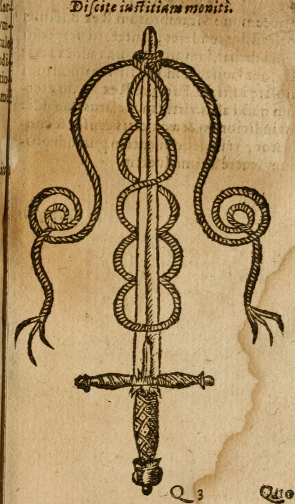 An illustration from Symbola heroica m. Clavdii Paradini, Belliiocensis canonici, et d. Gabrielis Symeonis : multo, quàm antea, fidelius de gallica lingua in latinam conuersa, 1600, leaf 248