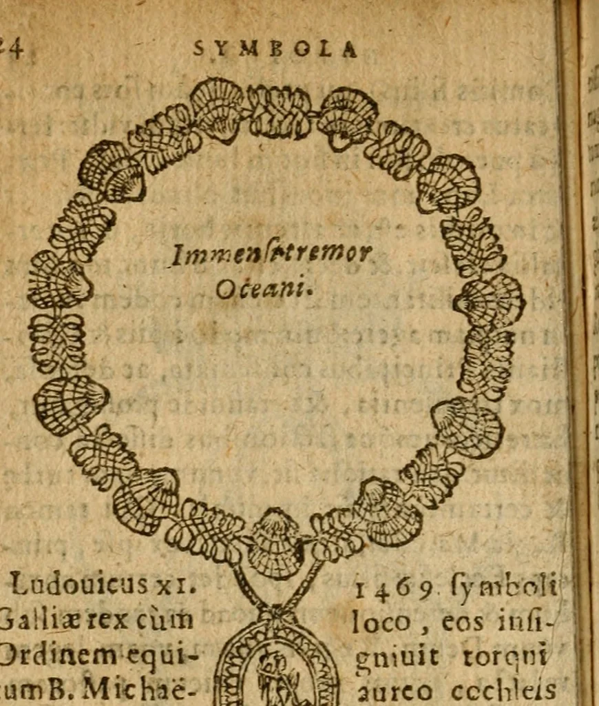 An illustration from Symbola heroica m. Clavdii Paradini, Belliiocensis canonici, et d. Gabrielis Symeonis : multo, quàm antea, fidelius de gallica lingua in latinam conuersa, 1600, leaf 27