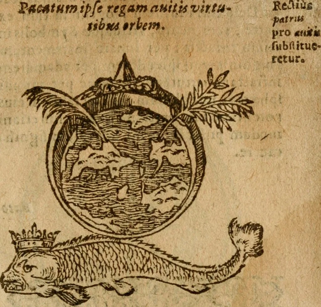 An illustration from Symbola heroica m. Clavdii Paradini, Belliiocensis canonici, et d. Gabrielis Symeonis : multo, quàm antea, fidelius de gallica lingua in latinam conuersa, 1600, leaf 278