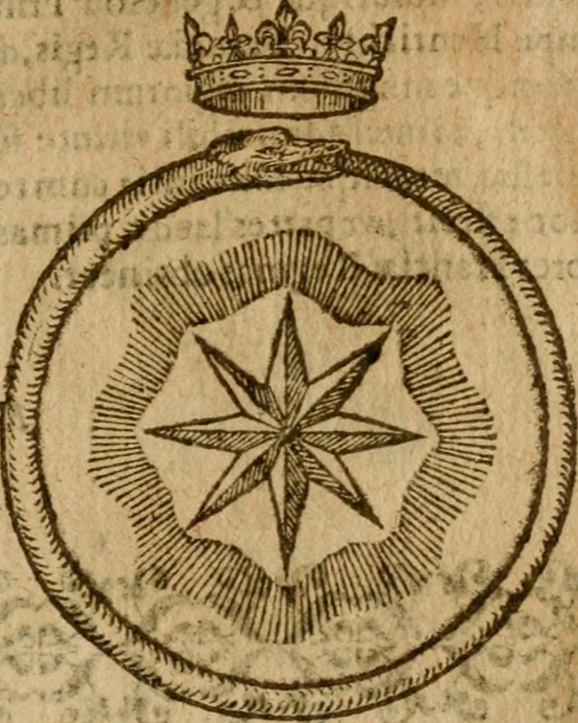 An illustration from Symbola heroica m. Clavdii Paradini, Belliiocensis canonici, et d. Gabrielis Symeonis : multo, quàm antea, fidelius de gallica lingua in latinam conuersa, 1600, leaf 280