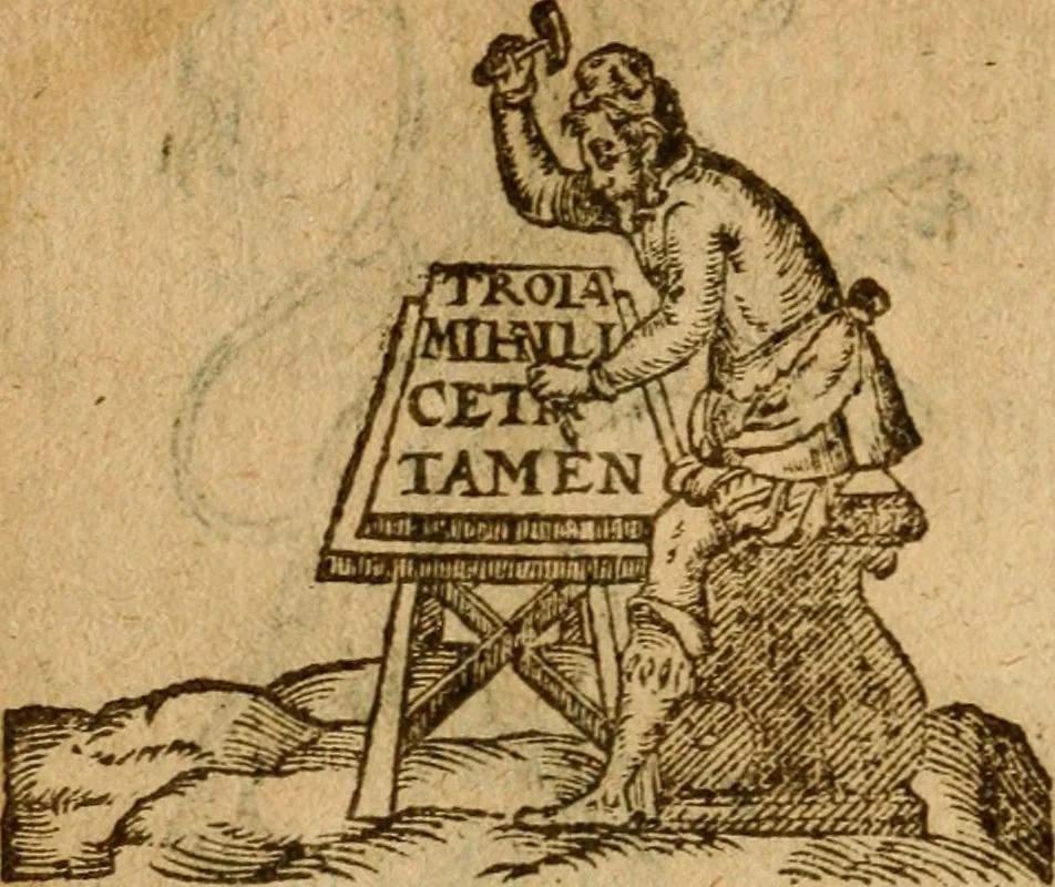An illustration from Symbola heroica m. Clavdii Paradini, Belliiocensis canonici, et d. Gabrielis Symeonis : multo, quàm antea, fidelius de gallica lingua in latinam conuersa, 1600, leaf 289