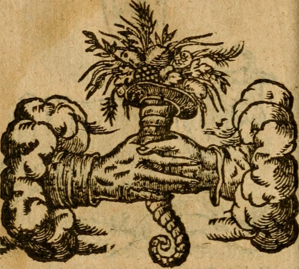 An illustration from Symbola heroica m. Clavdii Paradini, Belliiocensis canonici, et d. Gabrielis Symeonis : multo, quàm antea, fidelius de gallica lingua in latinam conuersa, 1600, leaf 301