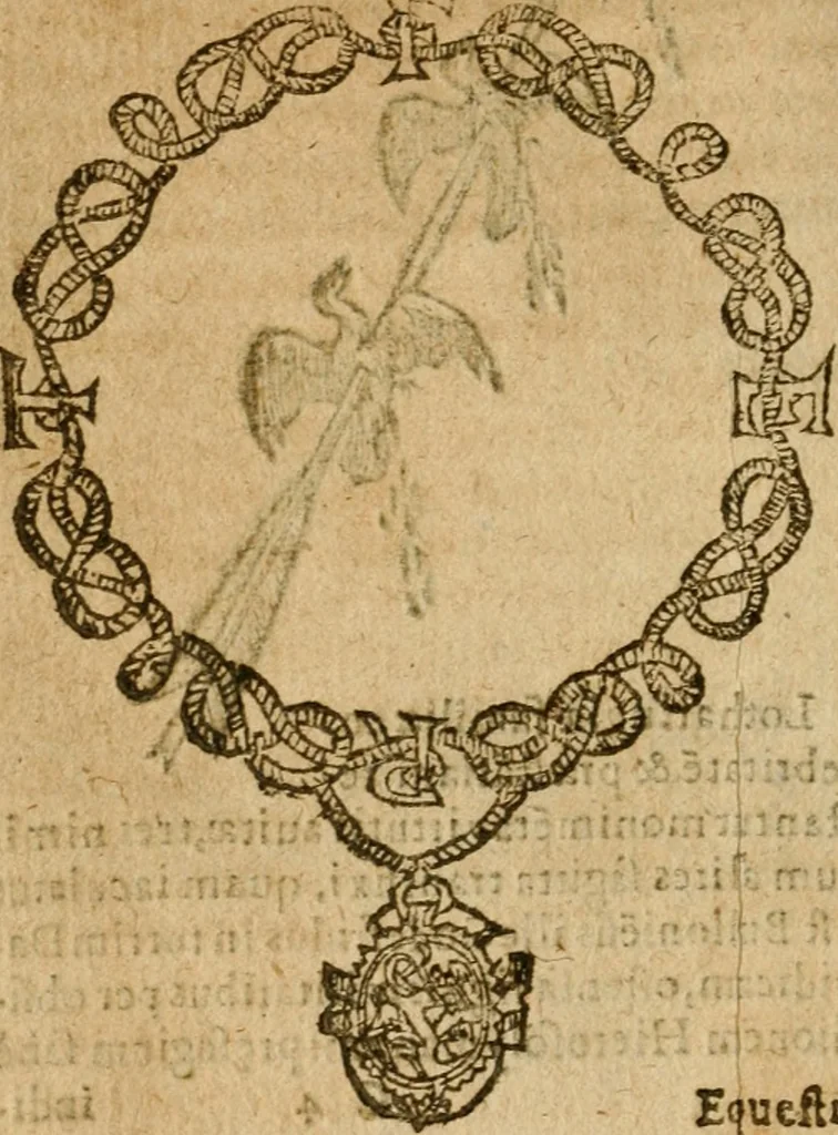 An illustration from Symbola heroica m. Clavdii Paradini, Belliiocensis canonici, et d. Gabrielis Symeonis : multo, quàm antea, fidelius de gallica lingua in latinam conuersa, 1600, leaf 43