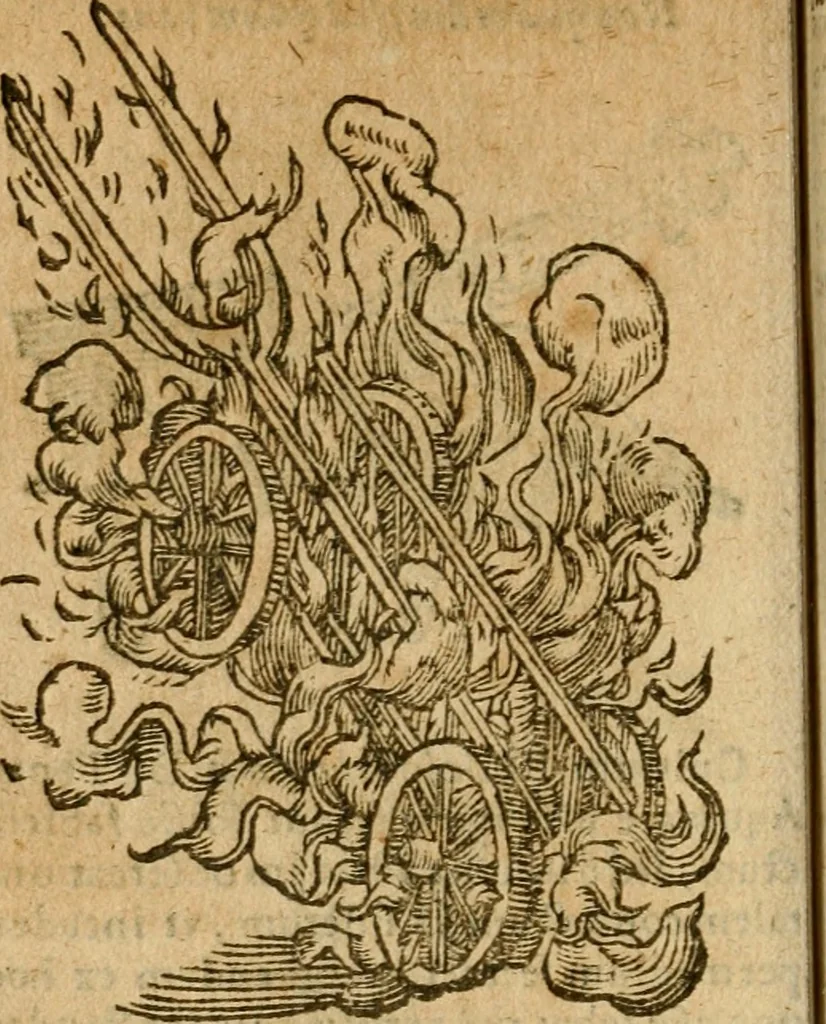 An illustration from Symbola heroica m. Clavdii Paradini, Belliiocensis canonici, et d. Gabrielis Symeonis : multo, quàm antea, fidelius de gallica lingua in latinam conuersa, 1600, leaf 65