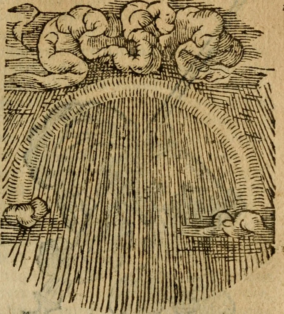 An illustration from Symbola heroica m. Clavdii Paradini, Belliiocensis canonici, et d. Gabrielis Symeonis : multo, quàm antea, fidelius de gallica lingua in latinam conuersa, 1600, leaf 70