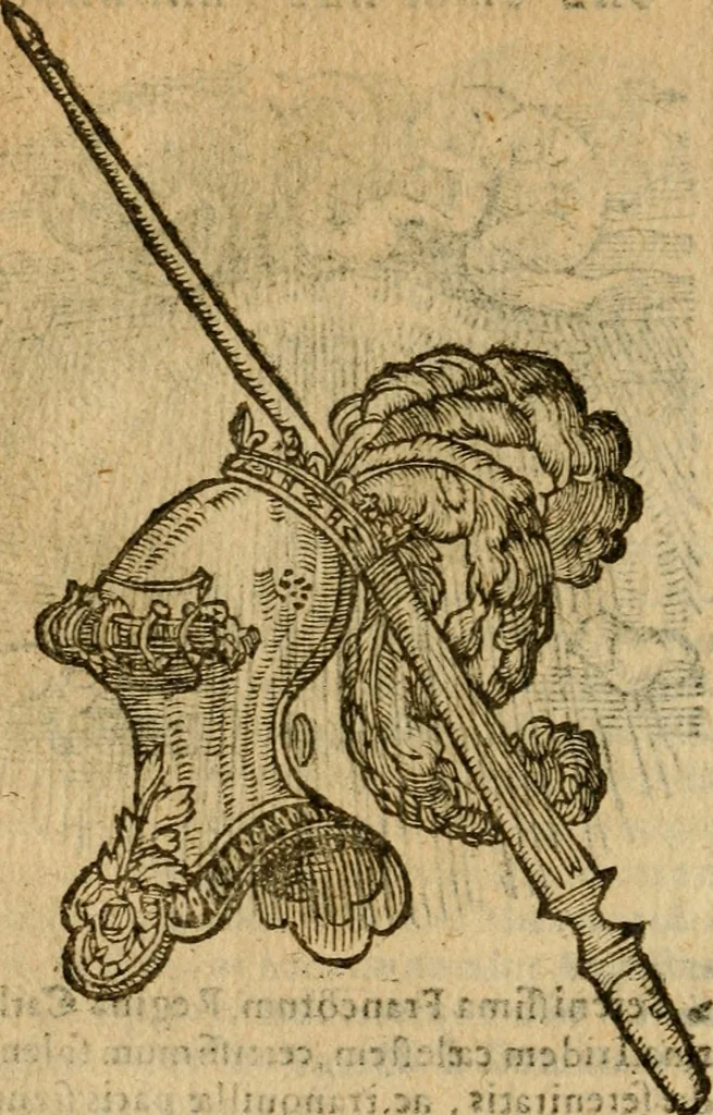 An illustration from Symbola heroica m. Clavdii Paradini, Belliiocensis canonici, et d. Gabrielis Symeonis : multo, quàm antea, fidelius de gallica lingua in latinam conuersa, 1600, leaf 71