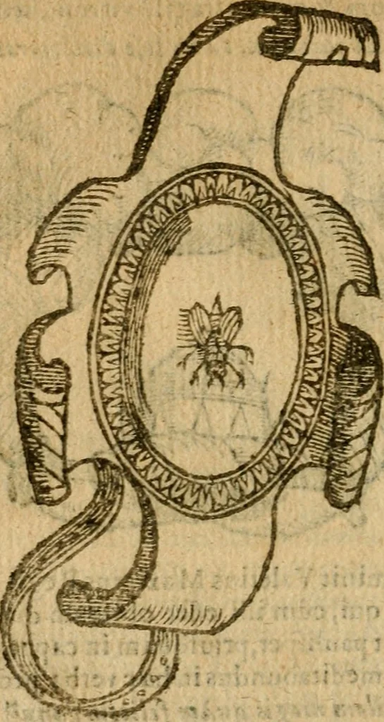 An illustration from Symbola heroica m. Clavdii Paradini, Belliiocensis canonici, et d. Gabrielis Symeonis : multo, quàm antea, fidelius de gallica lingua in latinam conuersa, 1600, leaf 89