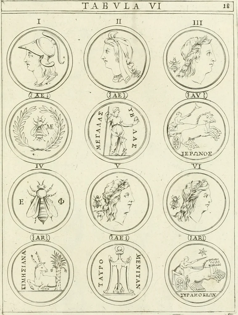 An illustration from Symbolica Dianae Ephesiae statua, 1688, leaf 100