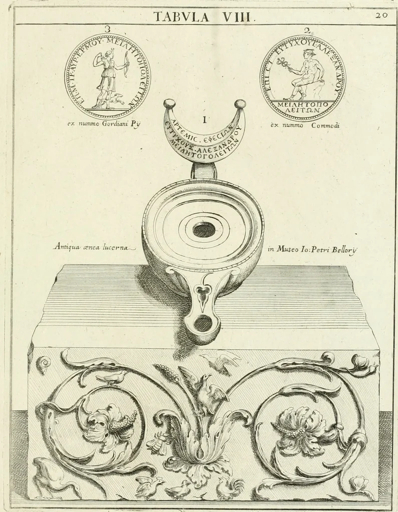An illustration from Symbolica Dianae Ephesiae statua, 1688, leaf 104
