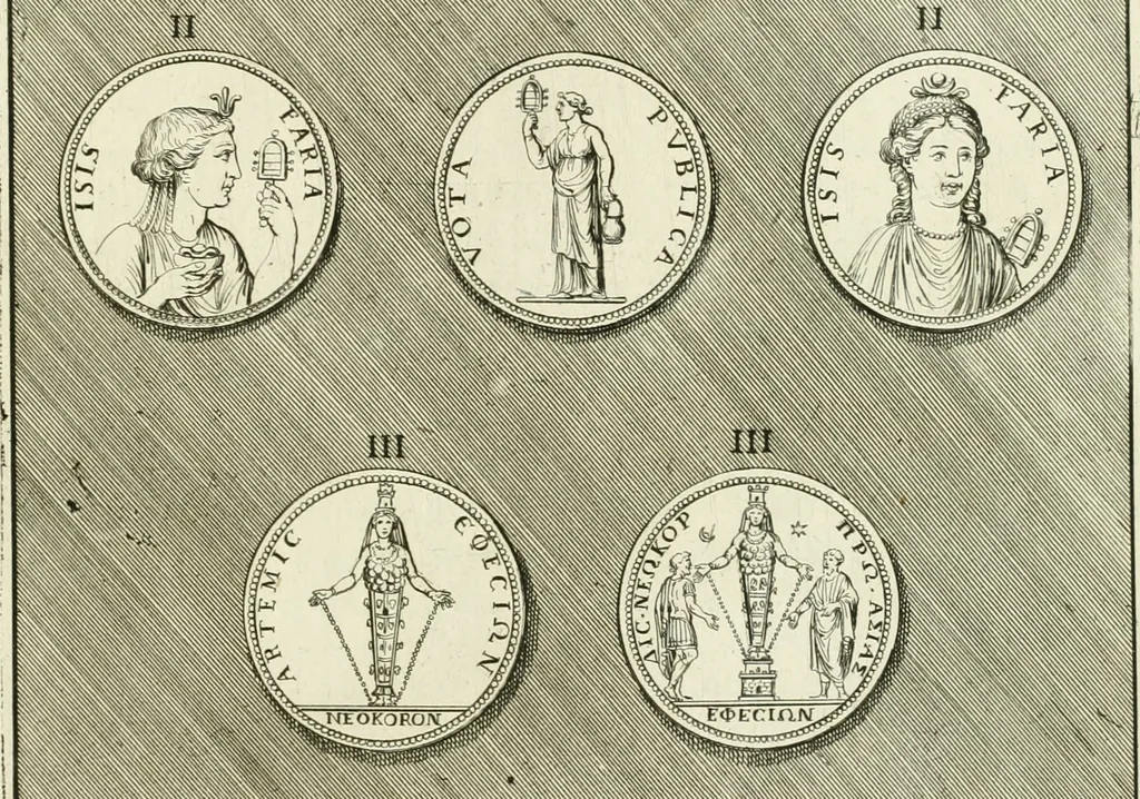 An illustration from Symbolica Dianae Ephesiae statua, 1688, leaf 18