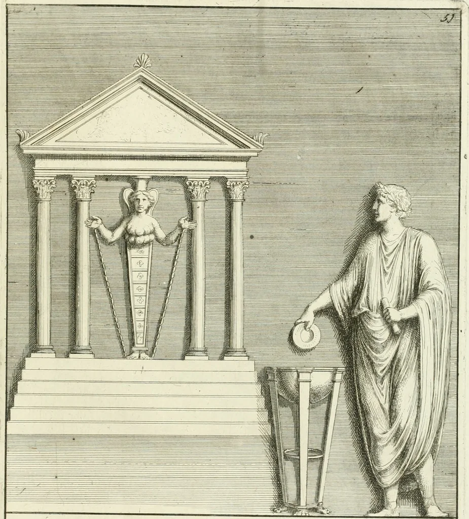 An illustration from Symbolica Dianae Ephesiae statua, 1688, leaf 58