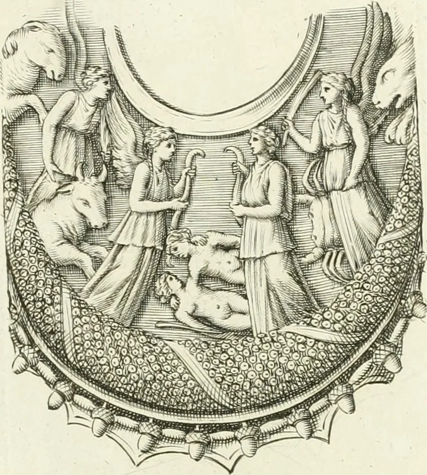 An illustration from Symbolica Dianae Ephesiae statua, 1688, leaf 68