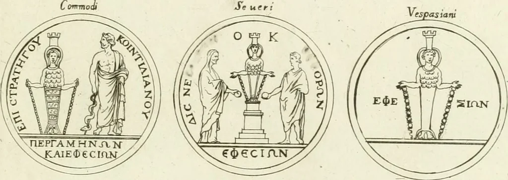 An illustration from Symbolica Dianae Ephesiae statua, 1688, leaf 84