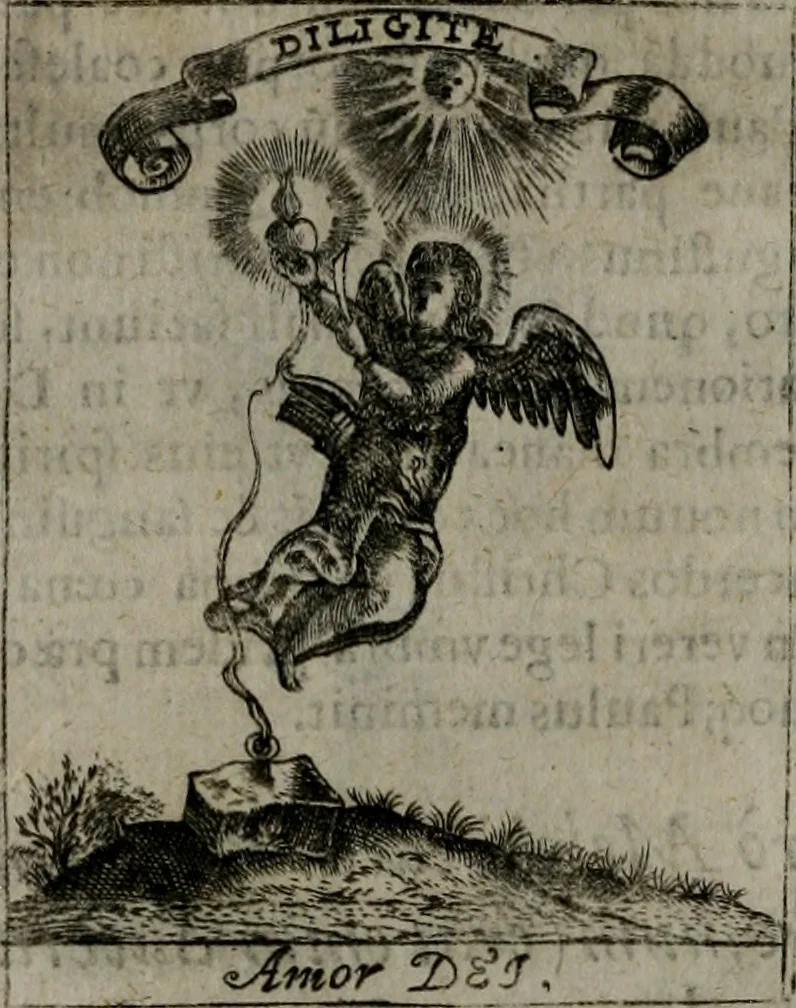 An illustration from Symbolica vitae Christi meditatio, 1612, leaf 101