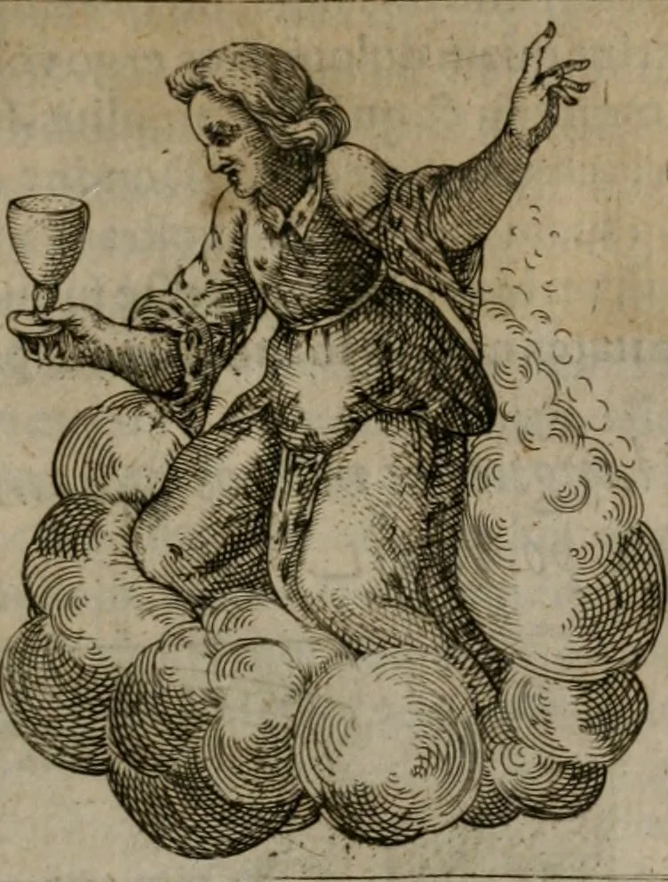 An illustration from Symbolica vitae Christi meditatio, 1612, leaf 110