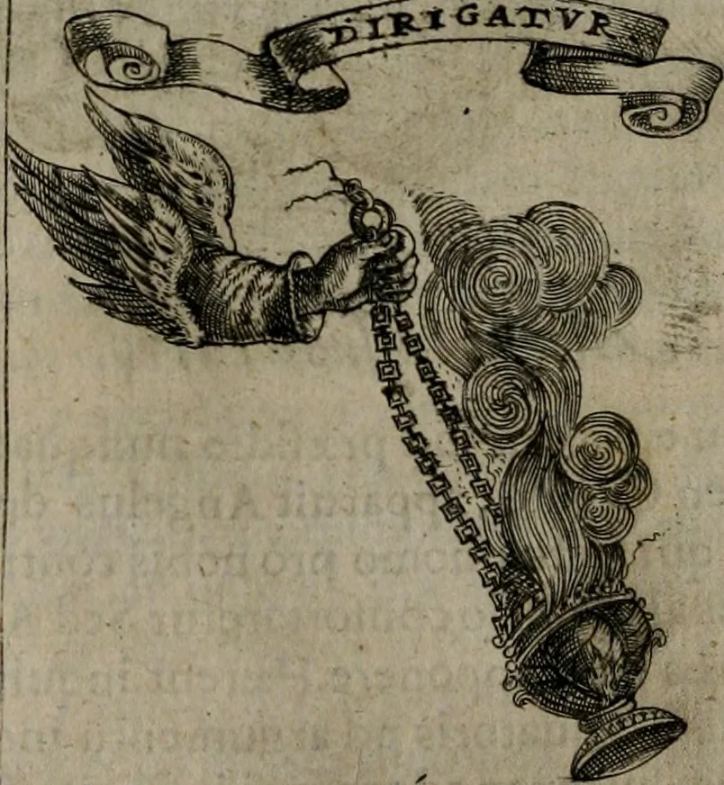 An illustration from Symbolica vitae Christi meditatio, 1612, leaf 111