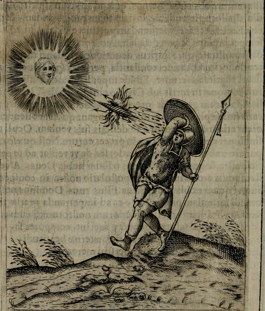 An illustration from Symbolica vitae Christi meditatio, 1612, leaf 115