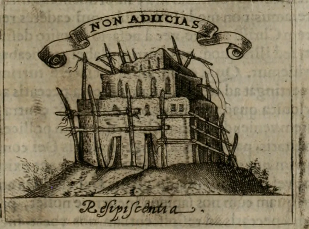 An illustration from Symbolica vitae Christi meditatio, 1612, leaf 116