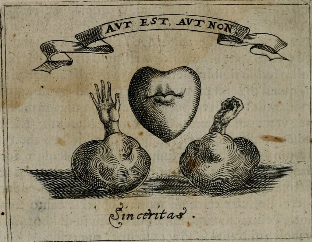An illustration from Symbolica vitae Christi meditatio, 1612, leaf 127