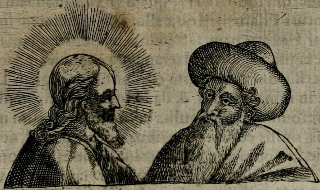 An illustration from Symbolica vitae Christi meditatio, 1612, leaf 141