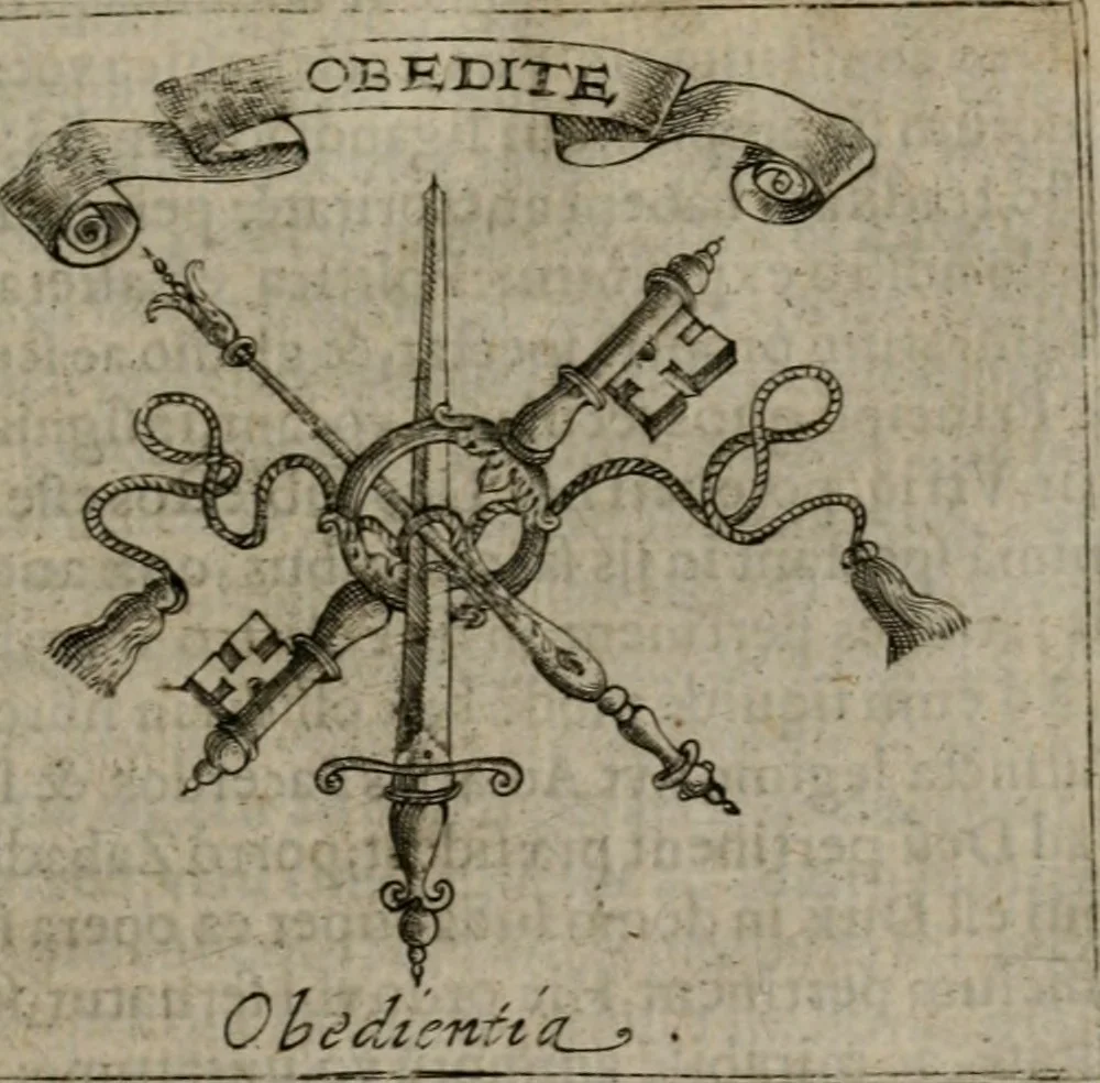 An illustration from Symbolica vitae Christi meditatio, 1612, leaf 142