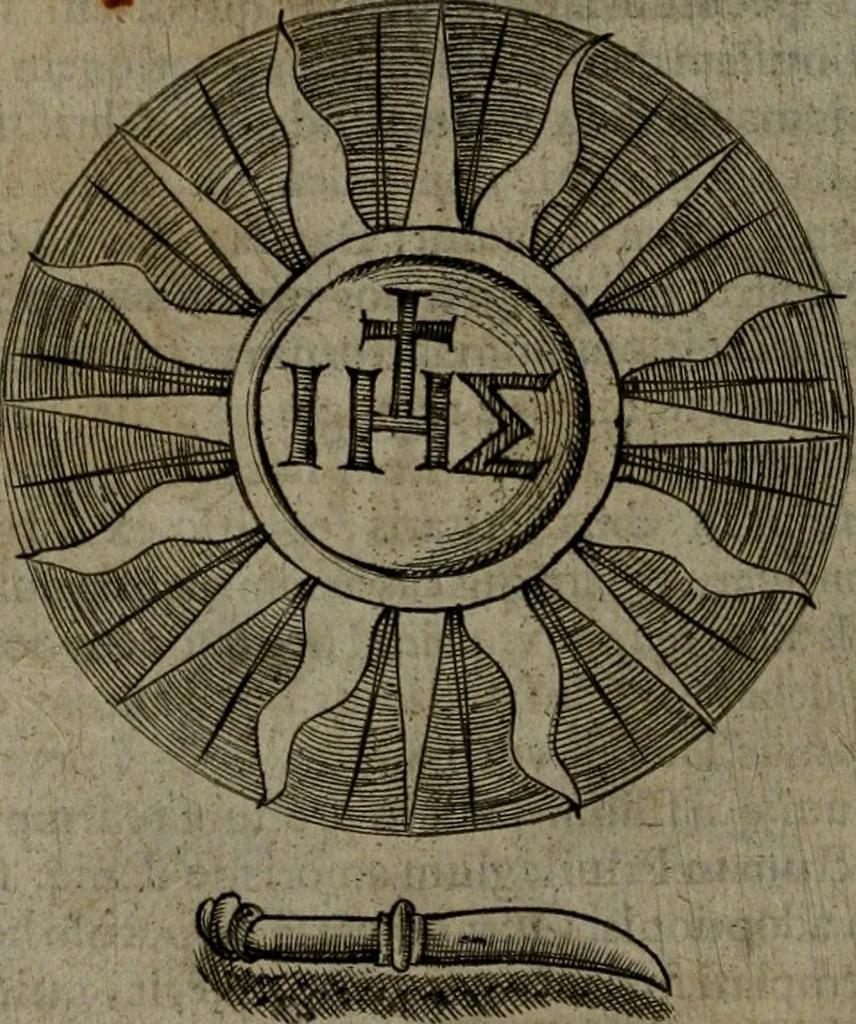 An illustration from Symbolica vitae Christi meditatio, 1612, leaf 15