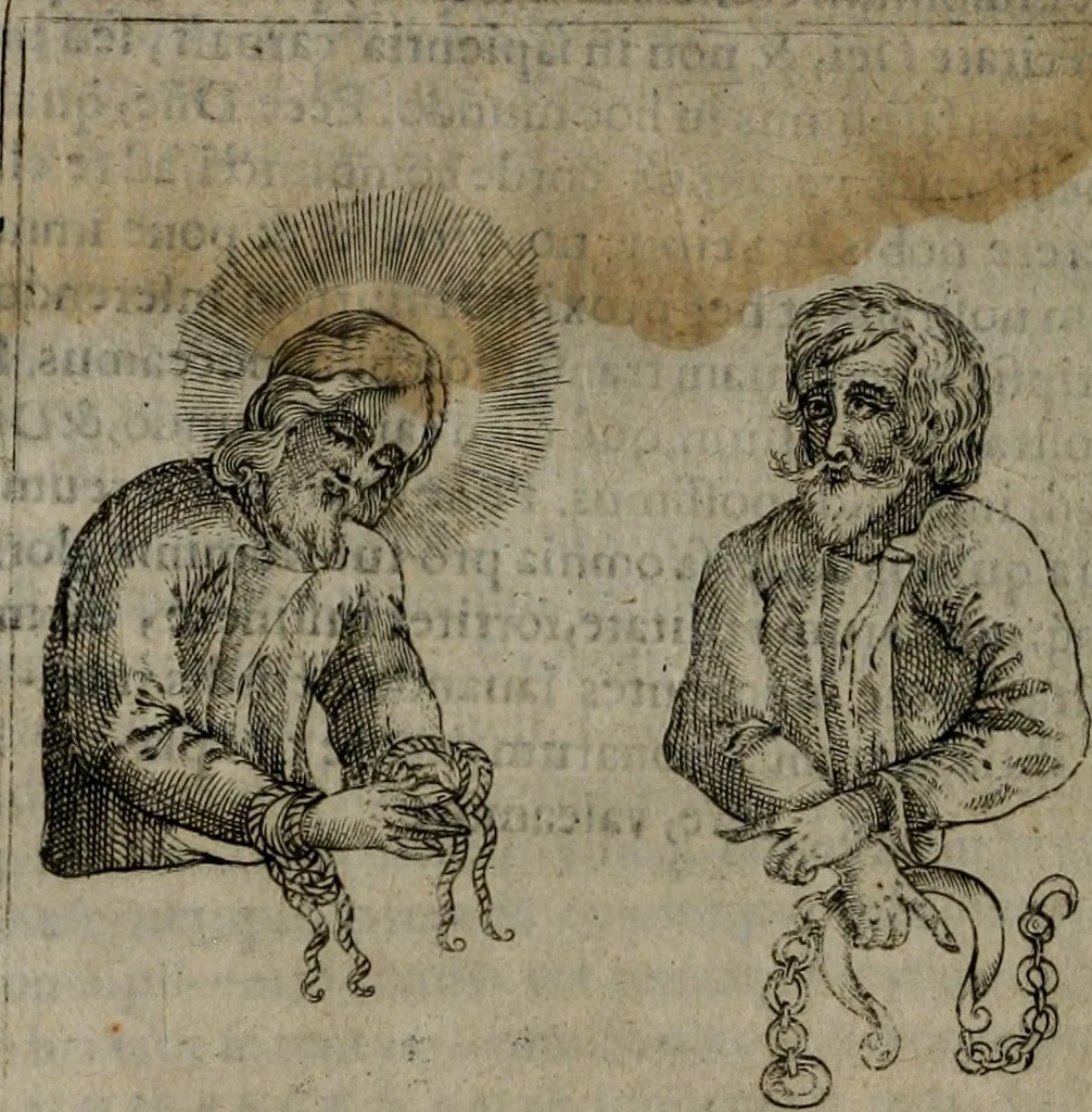 An illustration from Symbolica vitae Christi meditatio, 1612, leaf 155
