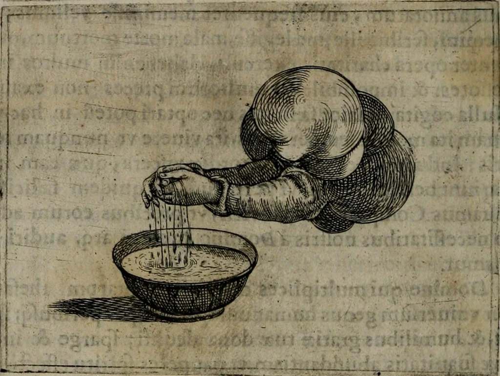 An illustration from Symbolica vitae Christi meditatio, 1612, leaf 173