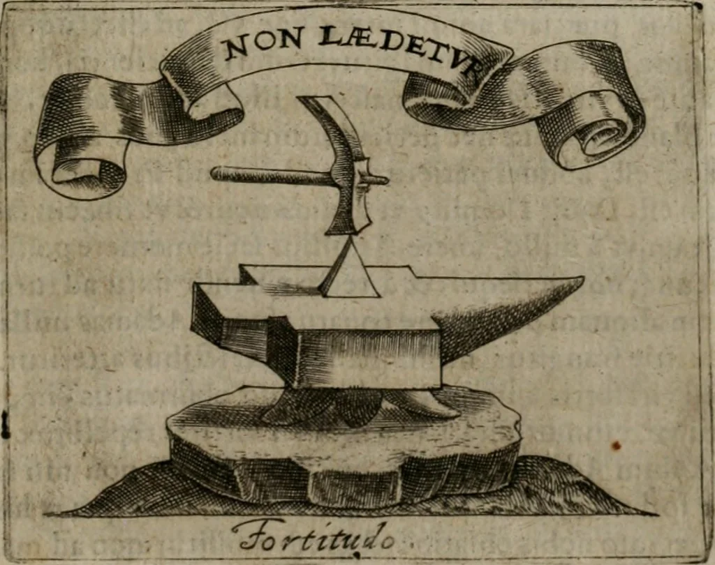 An illustration from Symbolica vitae Christi meditatio, 1612, leaf 178