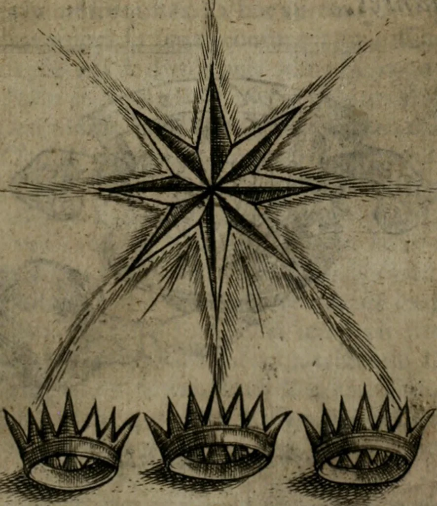 An illustration from Symbolica vitae Christi meditatio, 1612, leaf 18