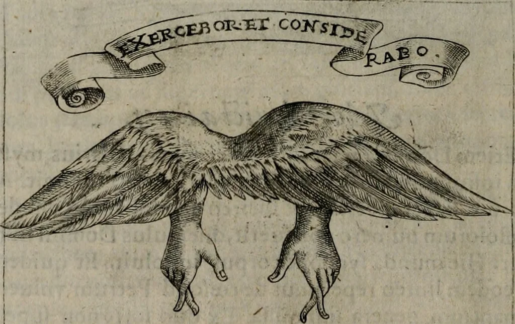 An illustration from Symbolica vitae Christi meditatio, 1612, leaf 197