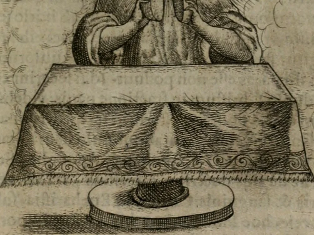 An illustration from Symbolica vitae Christi meditatio, 1612, leaf 210