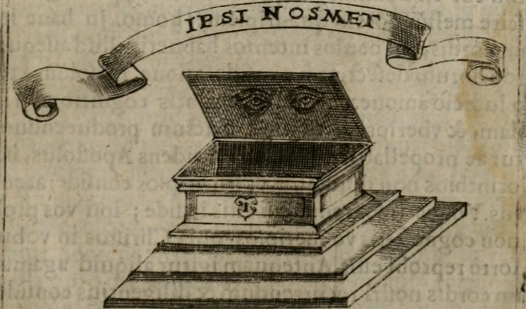 An illustration from Symbolica vitae Christi meditatio, 1612, leaf 216