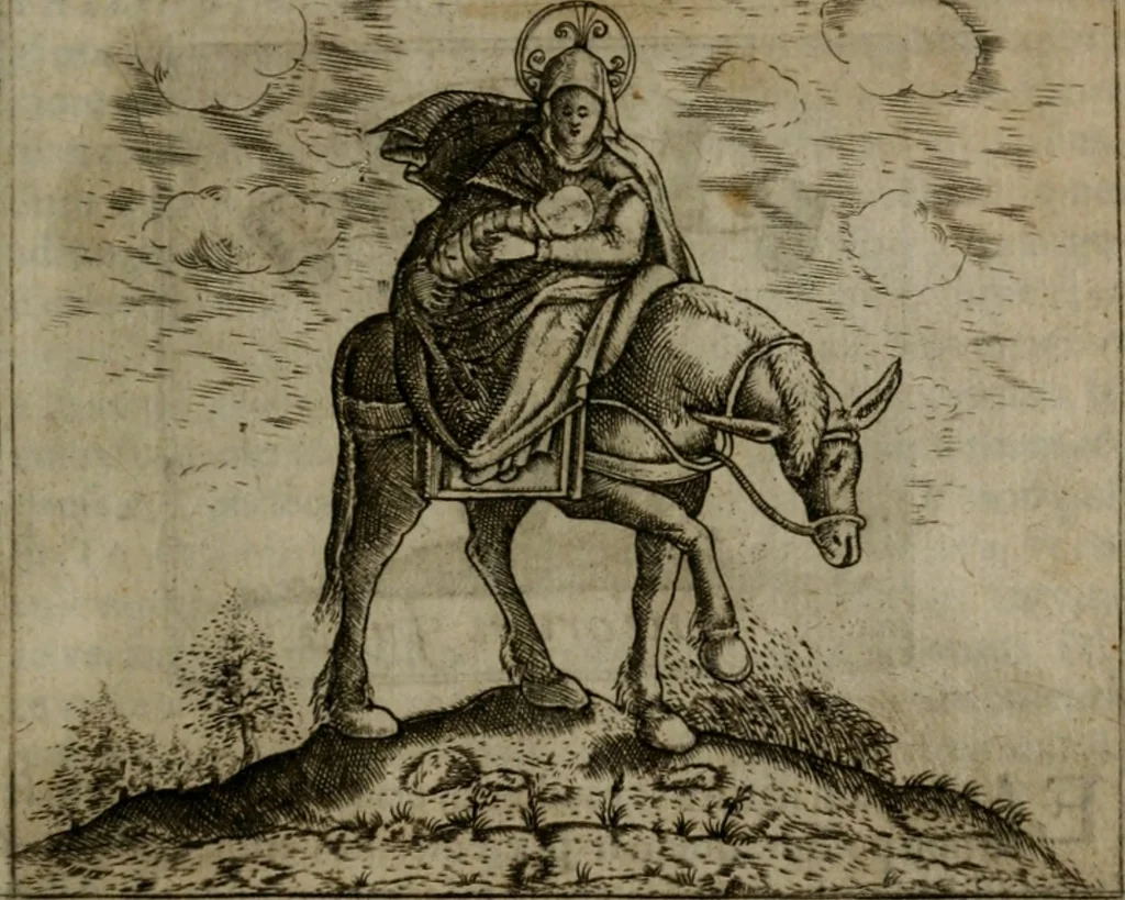 An illustration from Symbolica vitae Christi meditatio, 1612, leaf 22