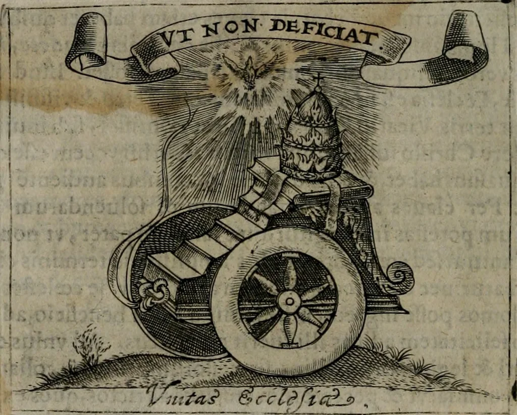 An illustration from Symbolica vitae Christi meditatio, 1612, leaf 221