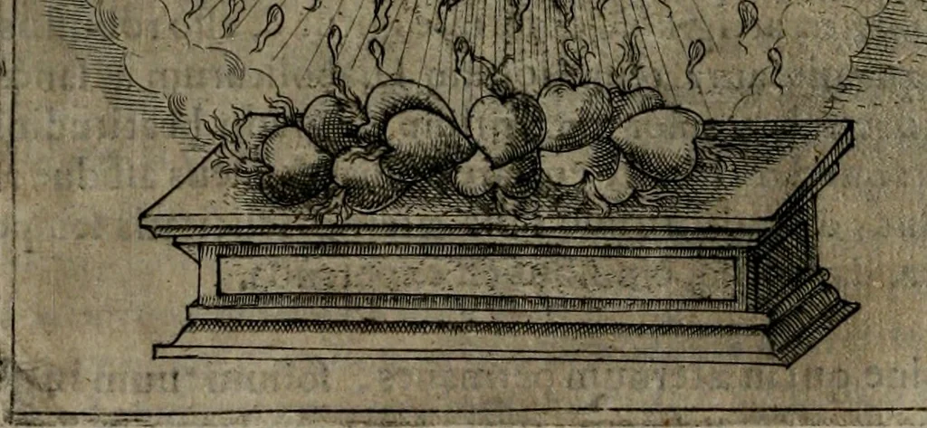 An illustration from Symbolica vitae Christi meditatio, 1612, leaf 229