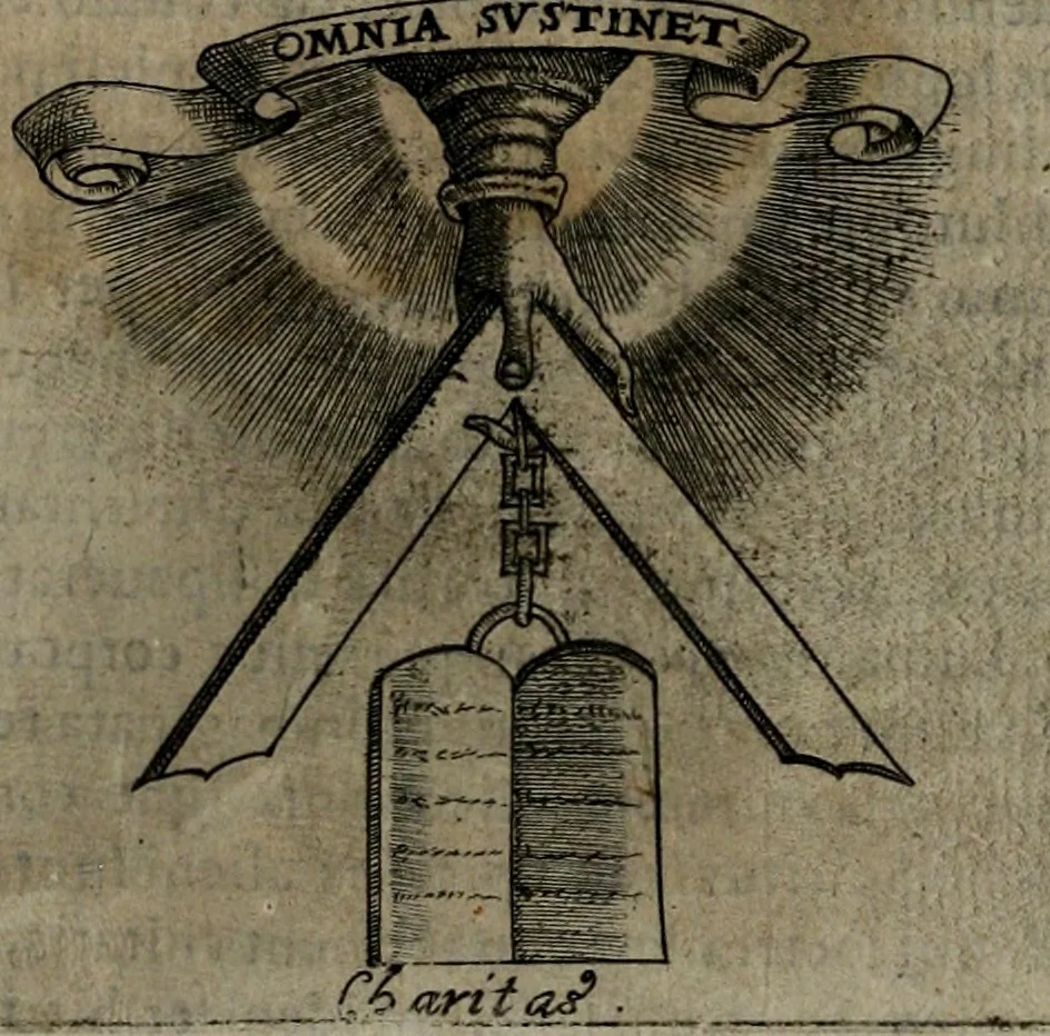 An illustration from Symbolica vitae Christi meditatio, 1612, leaf 231