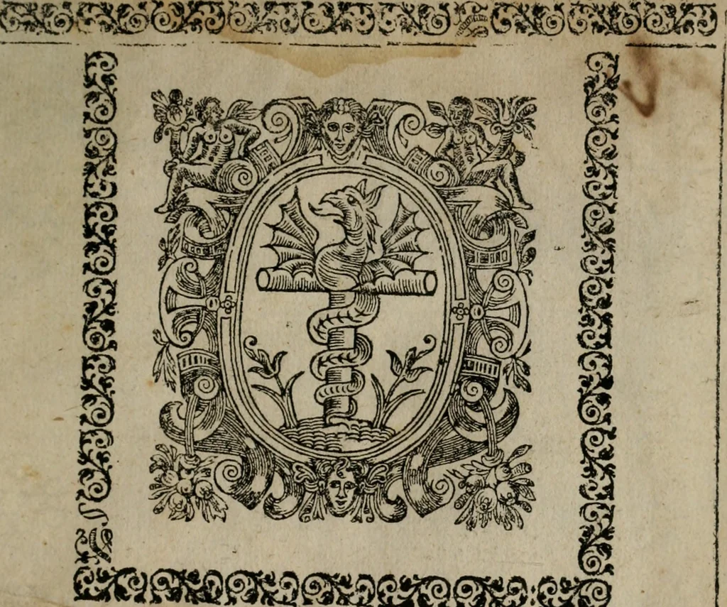 An illustration from Symbolica vitae Christi meditatio, 1612, leaf 244